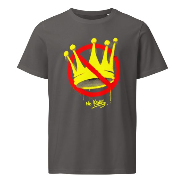 NO KINGS - Unisex organic mid-light t-shirt - Image 3