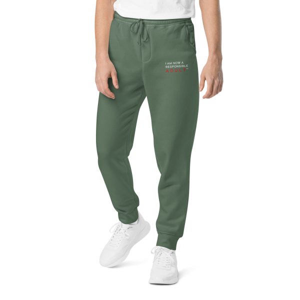 I Am Now A Responsible Adult - Unisex pigment-dyed sweatpants - Image 10