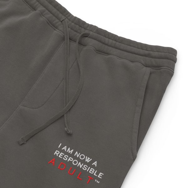I Am Now A Responsible Adult - Unisex pigment-dyed sweatpants - Image 2