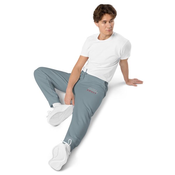 I Am Now A Responsible Adult - Unisex pigment-dyed sweatpants - Image 8