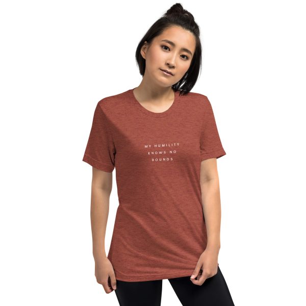"My Humility Knows No Bounds" Short sleeve t-shirt - Image 30