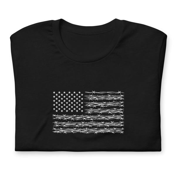 US Barbed Wire Flag